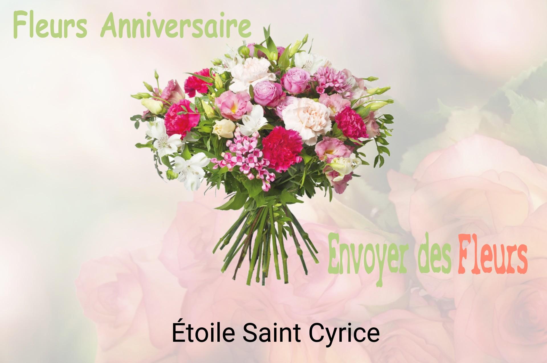 Bouquet de fleurs d’anniversaire livré à Étoile-Saint-Cyrice