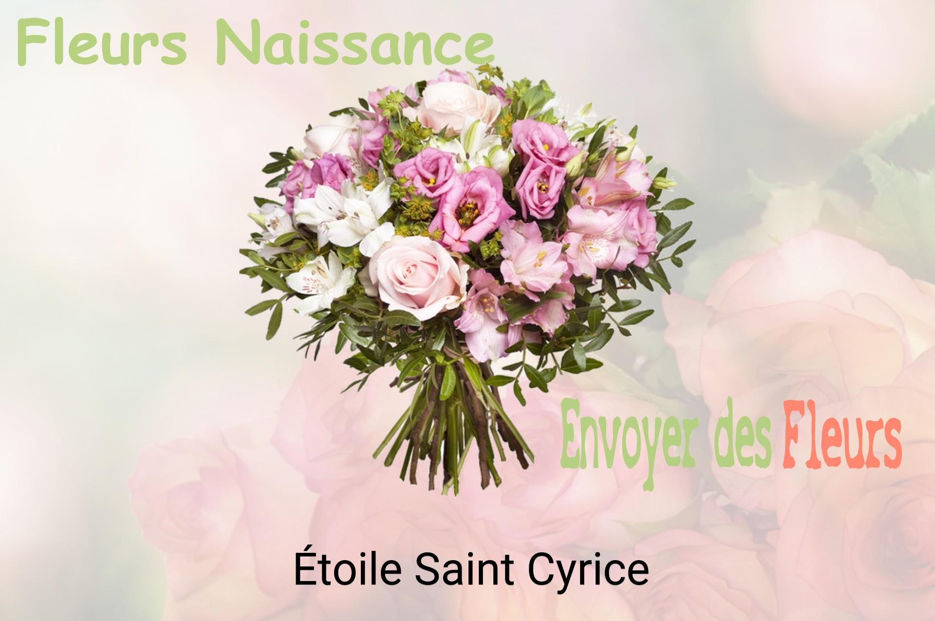 Bouquet de fleurs de naissance livré à Étoile-Saint-Cyrice